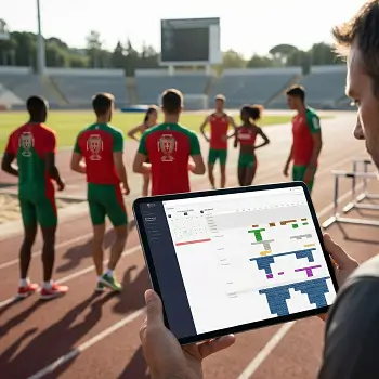 Mockup do projeto Federação Portuguesa de Atletismo desenvolvido pela WayAcross