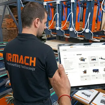 Mockup do projeto Irmach desenvolvido pela WayAcross