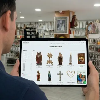 Mockup do projeto Loja São José desenvolvido pela WayAcross
